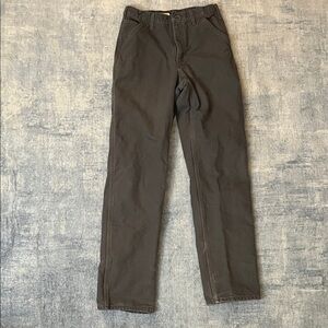 Carhartt 32 x 36 LOOSE STRAIGHT WASHED DUCK LINED DUNGAREE